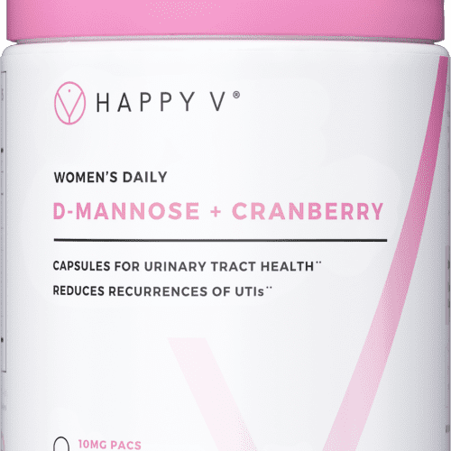 D Mannose Cranberry bottle