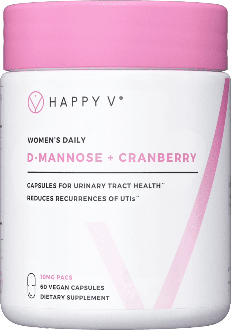 D Mannose Cranberry bottle